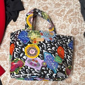 Consuls Colorful Patterned Grab -N- Go Tote Bag NWT